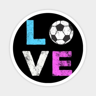 LOVE Soccer American Team Fan Magnet